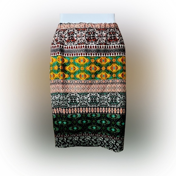 By & By Multicolor Pencil Skirt Size Large - Picture 1 of 3